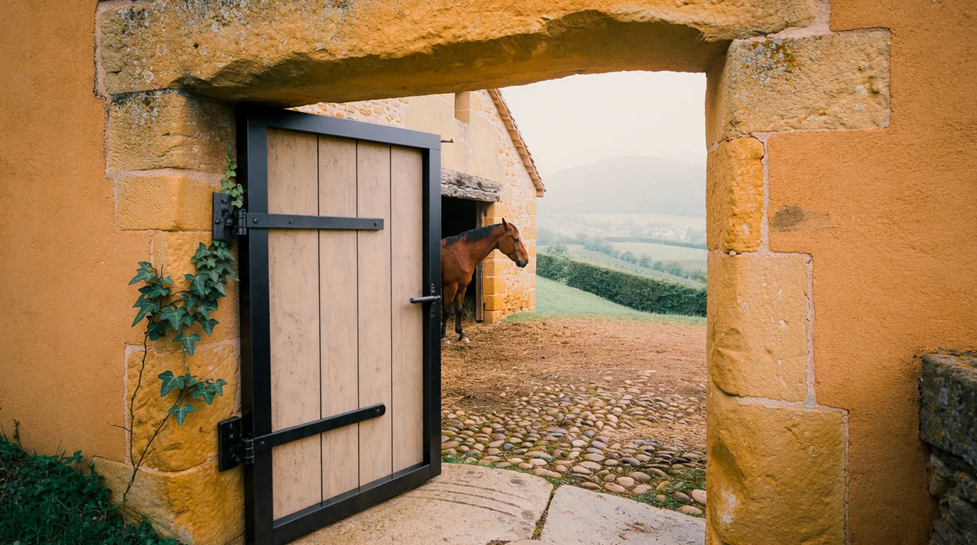 Entrée, Écuries Les Sabots de Cherley, centre équestre à Allex