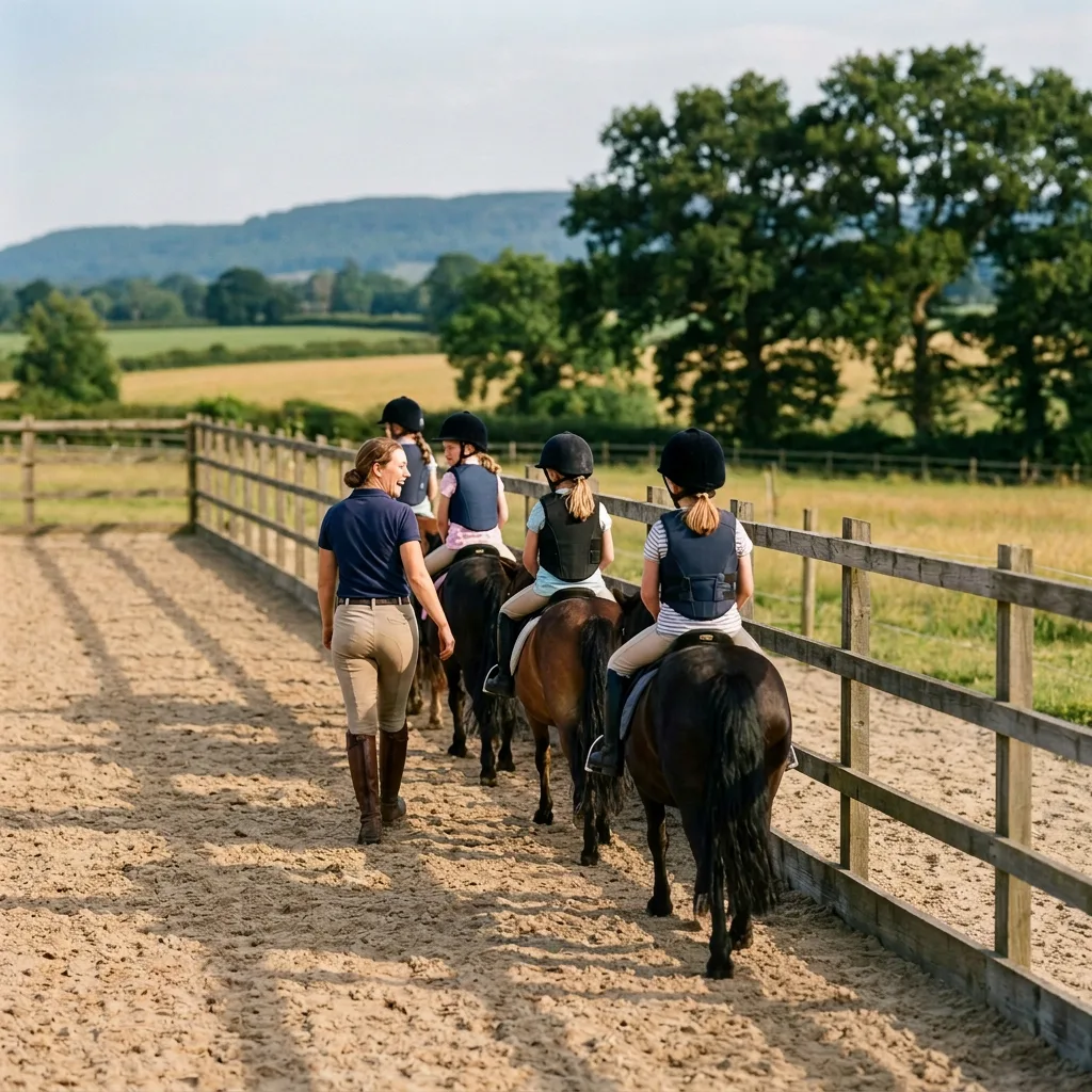 Cours de poney à Allex, Drôme